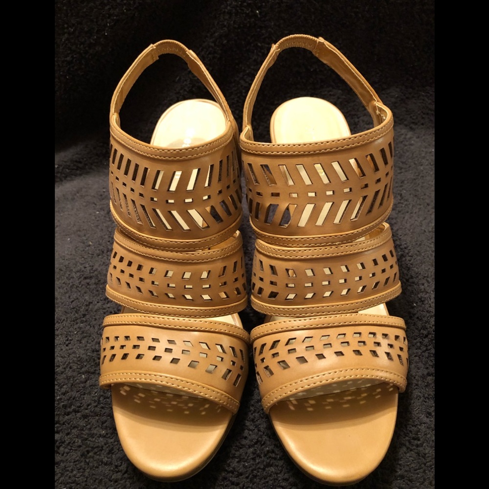 High heeled sandals